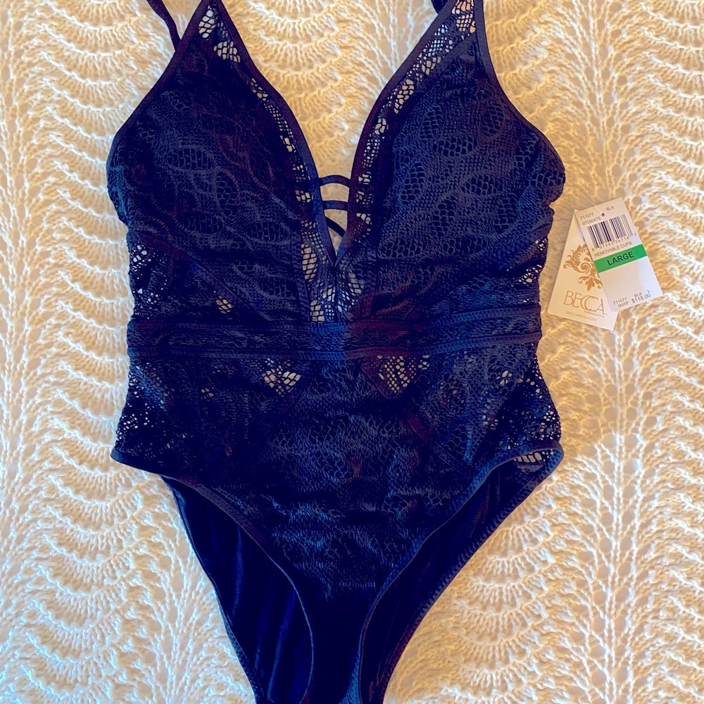Becca one piece bathing suit (NWT)